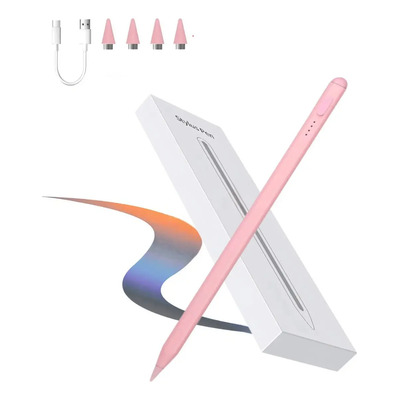 Lápiz Optico Stylus Pluma Capacitivo Universal Para iPad Android Tablet Celular Carga Rápida,magnética Gilov Lápiz Óptico Color Rosa - Dibujo Escritura Digital | Meses sin interés