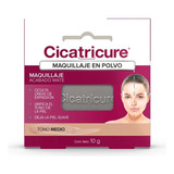 Cicatricure Maquillaje En Polvo Acabado Mate Tono Medio 10gr