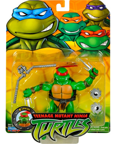 Tortugas Ninja Reedicion Rafael C/acc 10 Cm Int 81030