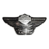 Emblema Auto Harley Davidson 100 Años Super Charged Lobo