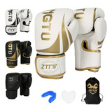 Guantes De Boxeo Profesional Boxeo Mma Muay Velcro, 8-16 Oz