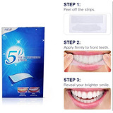 Tiras De Gel 5d White Blanqueamiento Y Cuidado Dental 7pares