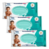 Kit Com 300 Toalhas Umedecidas Personalidade Baby Plus