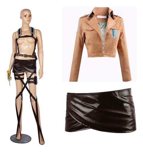 Cosplay De Anime Attack On Titan Shingeki No Kyojin Mikasa A