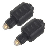 2 Adaptadores De Audio Óptico Con Conector Hembra De 3,5 Mm