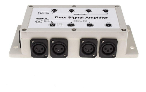 Amplificador Splitter Dmx - 8 Salidas Aisladas 12-24v - Led Repetidor