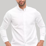 Camisa Blanca Slim Fit Hombre - Calidad Premium