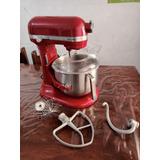 Batidora De Pie Kitchenaid Heavy Duty Ksm7591x Empire Red