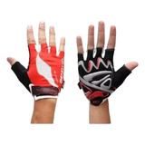 Guantes Ciclista Corto Gel Benotto Ms-2015-2  Rojo/blanco