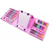 Set Kit Arte Niños Maleta Crayon Acuarela Plumon 208 Piezas