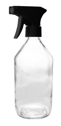 Botella Vidrio Transparente Farma 250 Cc X12 Uds Con Gatillo