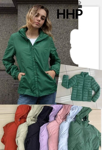 Campera 2 En 1 Mujer Tendencia Otoño-in2024 Inflable Envíos 