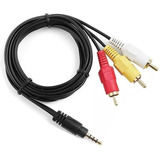 Cable Mini Plug 3.5mm 4 Contactos A 3x Rca Audio Video 2m