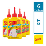 Kit 6 Semorin Detergente Pré-lavagem Tira Manchas 100ml Cada