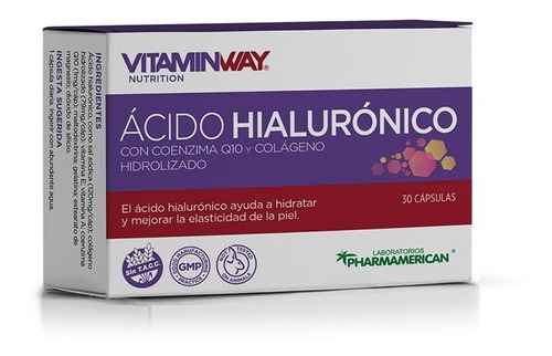 Acido Hialurónico Anti-arrugas X 30 Capsulas Vitamin Way