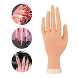 Mão De Treino Manicure Unhas De Gel Acrigel Porcelana Flexiv