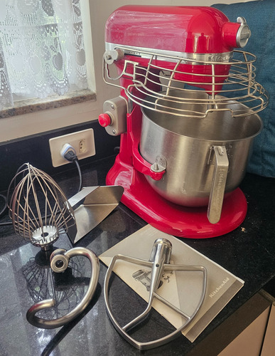 Batedeira Kitchenaid Professional Ksm7990x Empire Red 220 V 