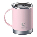 Taza Aislada De Cerámica De Acero Inoxidable (rosa)