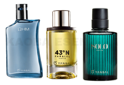Parfum Ohm + 43n Paralel Parfum + Solo P - L a $372