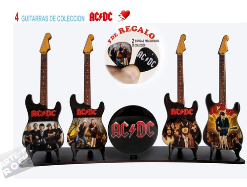 Instrumentos Guitarras Ac / Dc Mini De Colección 