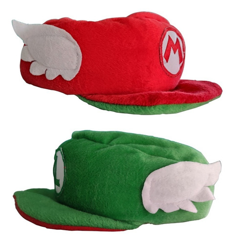 Disfraz Gorra Reversible Super Mario Bros  Y Luigi Bros