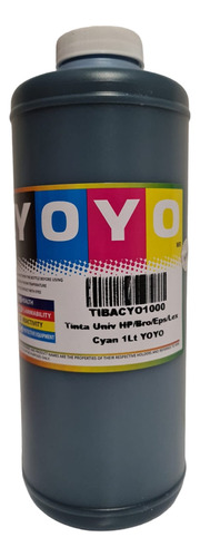 1 Litro Tinta Universal Uso Bro Can Hp Eps Base Agua Yoyo
