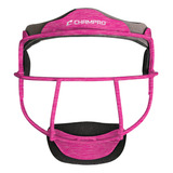 Careta Proteccion Softbol Champro Cm01 Rosa Chicle