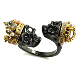 Anillo Calavera Craneo Rey Y Reina Alexander Mcqueen 1.1 