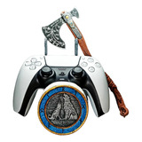 Base Control Playstation Xbox God Of War Hacha Leviatán