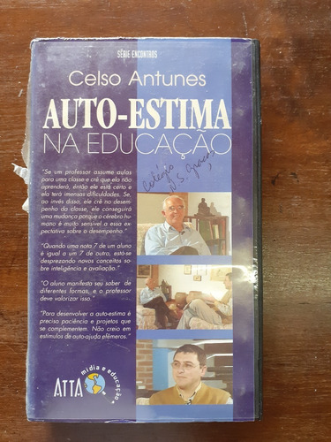 Fita Vhs - Celso Antunes - Auto-estima Na Educação - 3  Unid