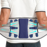 Cinturón Lumbar Para Hombre Con 4 Apoyos, Soporte Inferior P