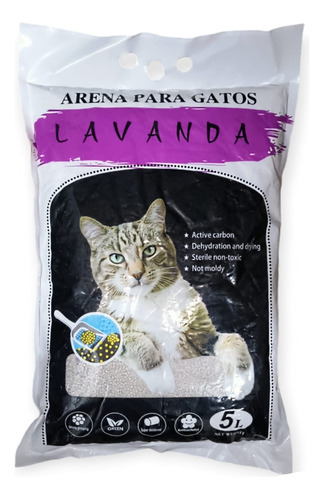 Arena Sanitaria Gato Happy Pets Lavanda