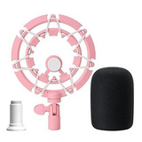 Soporte Rosa Para Microfono Razer Seiren X Pink Shock Mount 