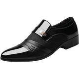 Zapatos Caballero Formales Casuales 0617 Negros Para Hombre