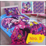 Cobertor De Verano 1.5 Plaza Minnie Algodón Quilt