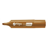 Marcador Resaltador Filgo Metalizado Bronce Text Marker