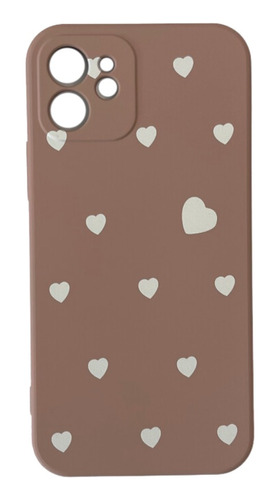 Funda Silicona Corazones Pastel Para iPhone 12 13 Pro Max