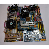 Lote Com 05 Kits De Placa Mãe 775 Ddr2+cpu+coller+espelho