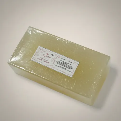 Jabón En Barra Vegetal Parvati Natural 1kg Insumo Cosmético