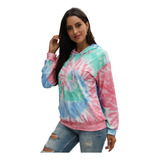 Nueva Sudadera Con Capucha Tie-dye Para La Primavera