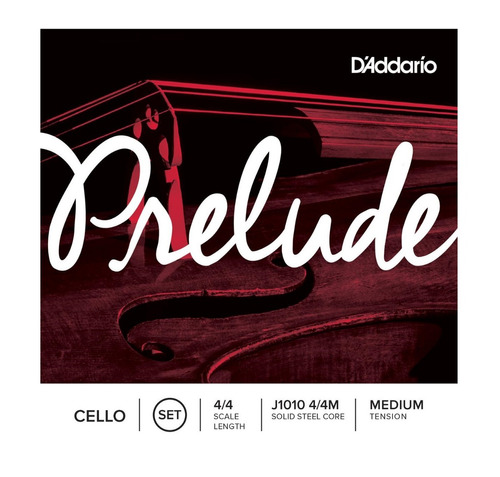 Daddario J10104 Encordado Cello Prelude 4/4 Nucleo De Acero