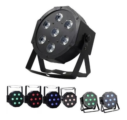 Foco Par 7 Led Dmx 4en1 Rgbw 