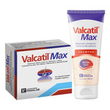 Combo Anticaída Valcatil Max X 30 Capsulas + Shampoo X150 Ml