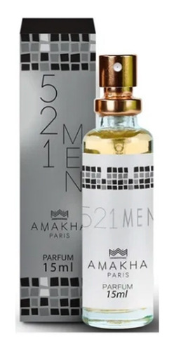 Perfume Masculino 521 Men Amakha Paris 15ml Para Bolso Bolsa