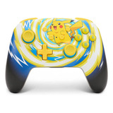 Control Alambrico Nintendo Switch Pikachu Impactrueno Nuevo