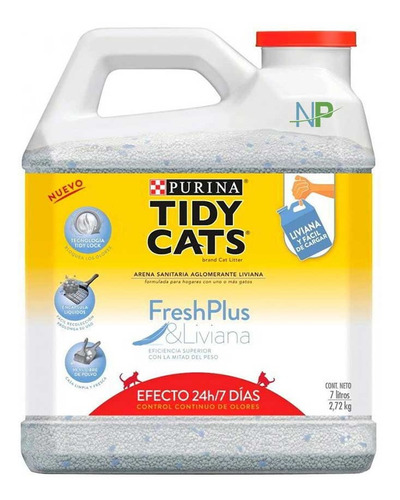 Arena Sanitaria Aglutinante Tidy Cats® Lightweight 2,72kg Np
