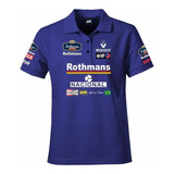 Chomba Estampada F1 Vintage Williams Renault Ayrton Senna