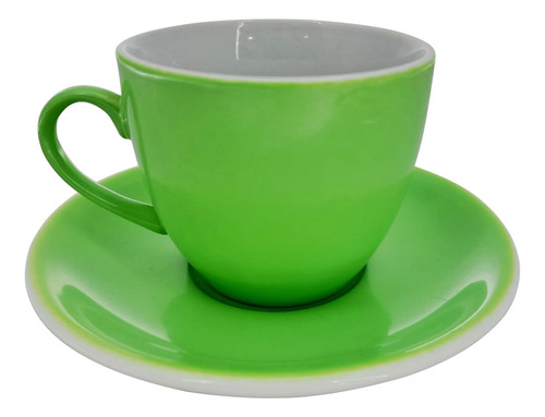 Set X6 Taza De Cerámica Con Plato 200 Ml Kuchen