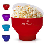 Máquina Para Hacer Palomitas De Silicona Chefwave (roja), Re