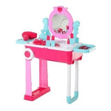 Set De Maquillaje Para Niña, Maleta Ruedas Tocador Infantil